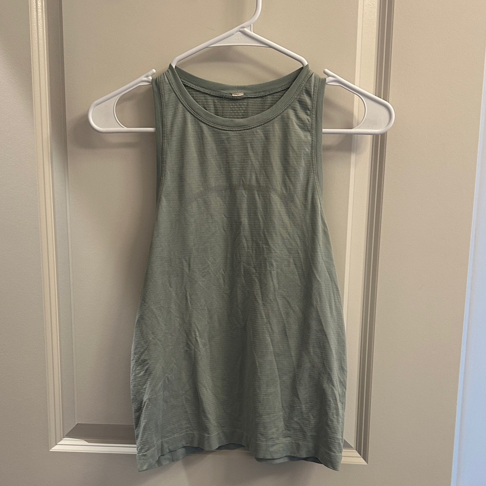 lululemon athletica Sage Green Tank Top